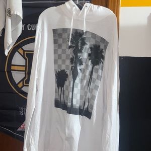 White American eagle hoody